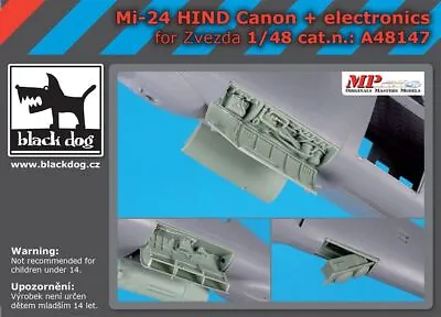 $17.45 • Buy Black Dog 1/48 Mil Mi-24 Hind Canon & Electronics For Zvezda Kits