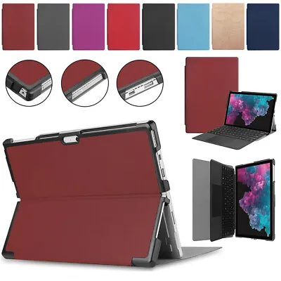 Folio Leather Case Cover With Keyboard For Microsoft Surface Pro 4/5/6/7/8/9/X • $64.99