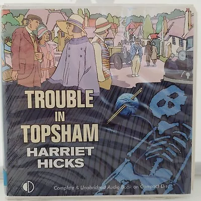  Audiobook  - Trouble In Topsham By Harriet Hicks - 7CDs Unabridged Talking Book • £7