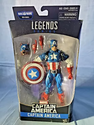 Marvel Legends Captain America Figure With Red Skull Onslaught Piece (Not Mint) • $19.99