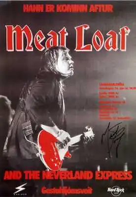 MEAT LOAF Signed Window Poster - Rock Singer / Vocalist - Preprint • £6