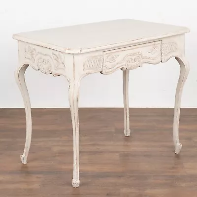 Gustavian White Painted Side Table With Drawer Sweden Circa 1820-40 • $2950