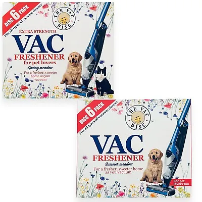 Vac Disc Vacuum Cleaner Air Freshener Discs Hoover Freshner Any Vacuum Cleaner • £19.99