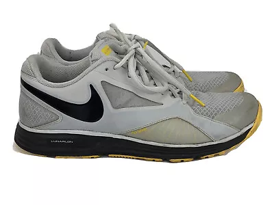 Mens Nike Lunar Edge Livestrong 616093 007 Grey 2013 Deadstock Sneakers Shoes 9 • $58.50