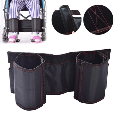 Wheelchair Footrest Leg Straps Restraint Support Seat Belt For Elderly Disabled • £15.29