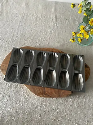 French Madeleines Baking Tin Vintage Cake Tin Baking Mould Pattiserie Food P • £48