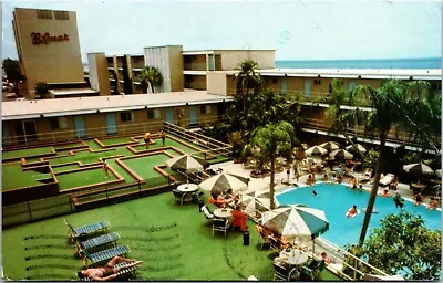 Postcard FL Treasure Island Bilmar Beach Resort & Pool Mini Golf Course 1970s J5 • $4.64