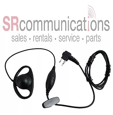 D Ring PTT Headset For Motorola RDU2020 RDV2020 RDU2080D RDV2080D RDM2020 • $14.96