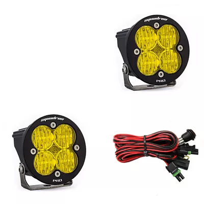 Baja Designs 587815 LED Light Pods Amber Lens Wide Cornering Pair Squadron Sport • $448.44