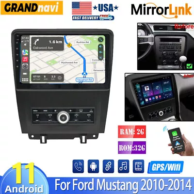 For Ford Mustang 2010-2014 10  Android Car Radio Stereo Carplay GPS Navi DSP 32G • $239.99