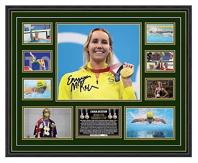 $109.99 • Buy Emma Mckeon Tokyo 2020 4 Gold Medals Signed Limited Edition Framed Memorabilia