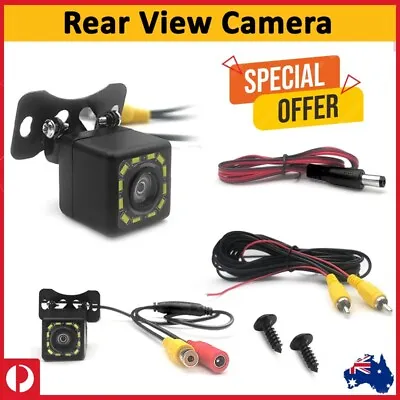 Rear View Parking Camera 170° Reverse Camera 12 LED Car Waterproof Night Vision • $11.85