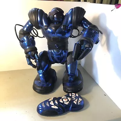 Robosapien Walking Robot - Black Blue - With Remote - Mark Tilden • £20