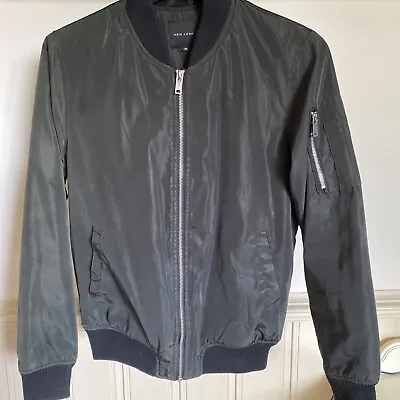 £6 • Buy New Look Ladies Size 10 Harrington Style Bomber Jacket Dark Green