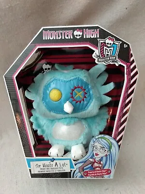 Monster High Sir Hoots A Lot Freaky And Fabulous Pets PLUSH NEW In Box NIB • $37.16