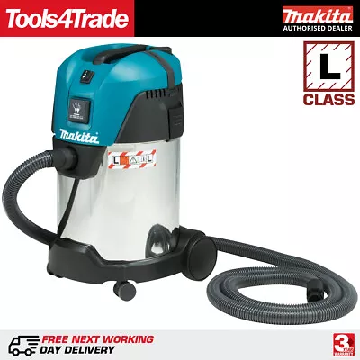 Makita VC3011L 240V Vacuum Cleaner Wet And Dry Dust Extractor 28L • £292