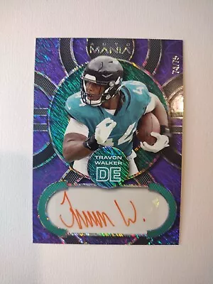 $0.99 • Buy  2022 Wild Card Auto Mania Rookie #1 Pick Trayvon Walker 74/75 Auto AM-C67