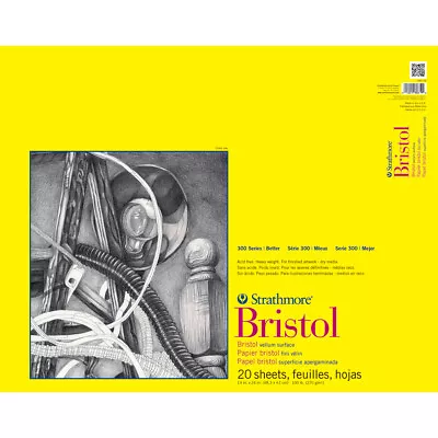 Strathmore Bristol Vellum Paper Pad 19 X24 -20 Sheets 342119 • $128.63