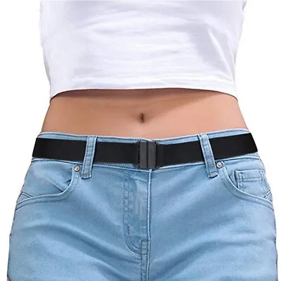 Buckle-free Elastic Invisible Belt For Jeans No Bulge No Hassle Non-Slip No Show • £6.64