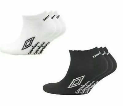 3612 Pairs Multi-pack Umbro Brand Mens Official Trainer Liner Sports Sockssize • £8.49