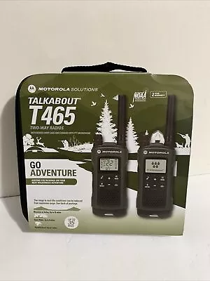 Motorola Talkabout T465 Two-Way Radio / Walkie Talkies 2-Pack New • $109