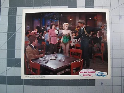 Vtg Photo Marilyn Monroe - Original Bus Stop Lobby Card Color Press Photo • $120