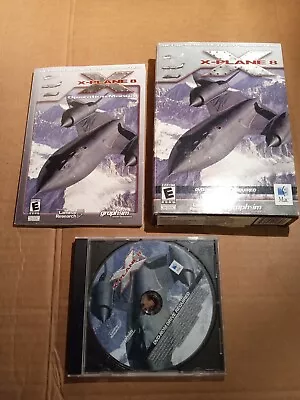 New Vintage Graphsim X Plane 8 Flight Simulator Mac OS 04 PC Video Game DVD Rare • $12.01