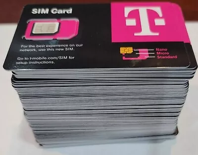 Connect By T-Mobile Triple SIM Card R15 3-In-1 Nano Micro 5G 4G LTE • $3