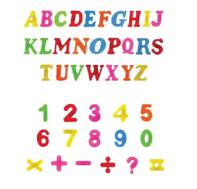  Kids Learning Teaching Magnetic Toy Letters & Numbers Fridge Alphabet Magnets  • £3.49