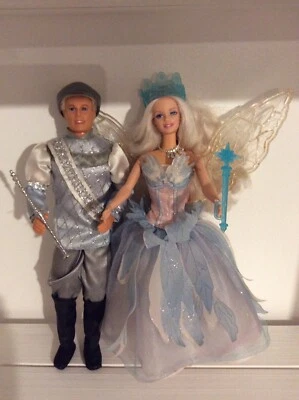 £40 • Buy Barbie Of Swan Lake 2002 Vintage Dolls Odette & Prince Daniel + Wings  & Outfits