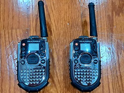 2 Pair Set Motorola TalkAbout T289 Wireless Portable Two Way Walkie Talkie Radio • $24