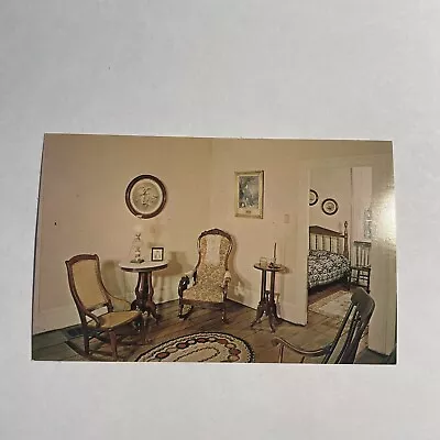 Birthplace Thomas A Edison Milan Ohio OH Living Room Postcard Vintage • $2.99