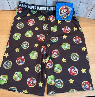 Boys Size 6 Jacquard Waist Super Mario Pajama Shorts • $13.99