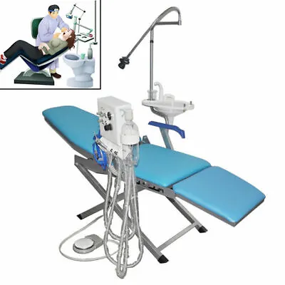 Dental Portable Mobile Delivery Unit Suction Rolling Case 4H Compressor /Chair • $432.99