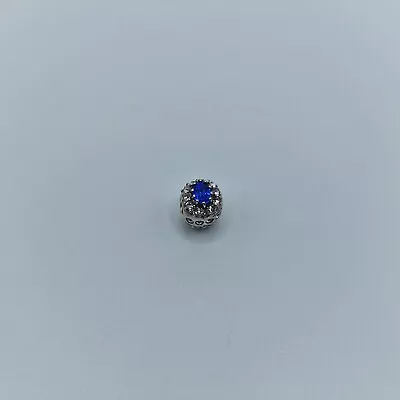 Genuine Chamilia Royal Blue Engagement Pave Charm Silver CHAM 925 #2025-0765 • £24