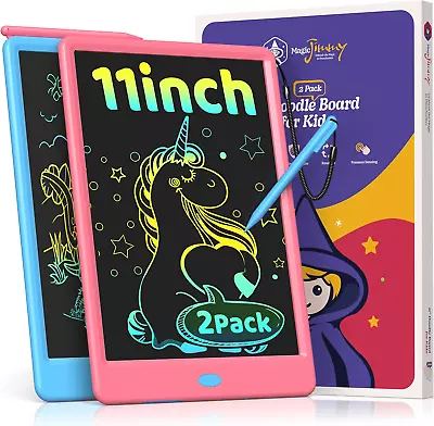 2 Pack 11 Inch LCD Writing Tablet Doodle Board Colorful Electronic Drawing P... • $16.99