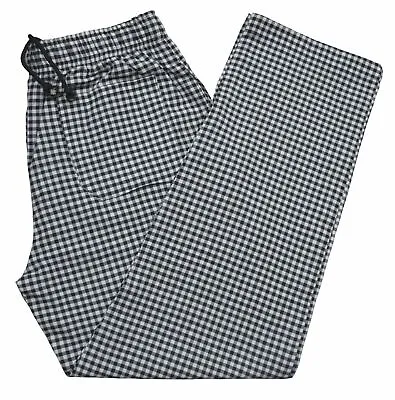 New Chef Trousers Check 100% Cotton 3 Pockets Elasticated Chef Check Trousers UK • £11.99