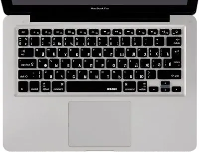 Keyboard Cover Silicone Skin For Macbook Pro 13 15 17 Inch Russian Language Keyb • $36.28