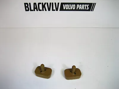 Volvo 240 Front Door Armrest Plastic Trim Insert Piece TAN Set Of 2 Right & Left • $27.99
