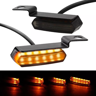 Motorcycle Turn Signals Handlebar Light For Harley Davidson Sportster XL1200 883 • $10.88