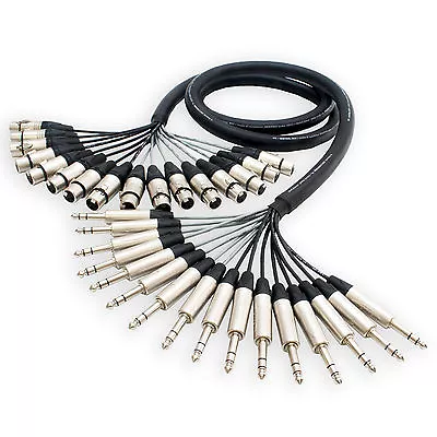 £45 • Buy Sommer Mistral Multicore Loom Studio Snake. 2 4 8 12 16 Way Balanced Jack XLR