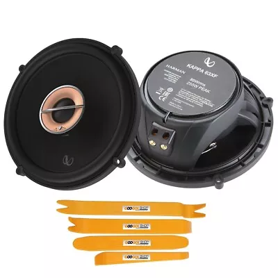 Infinity Kappa 63XF 6-1/2in 2-Way 255 Watts Peak Car Audio Upgrade Speakers Pair • $156.99