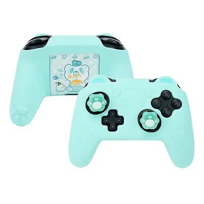 GeekShare Bear Case For Nintendo Switch Pro Controller Silicone Cover Green Skin • $21.99