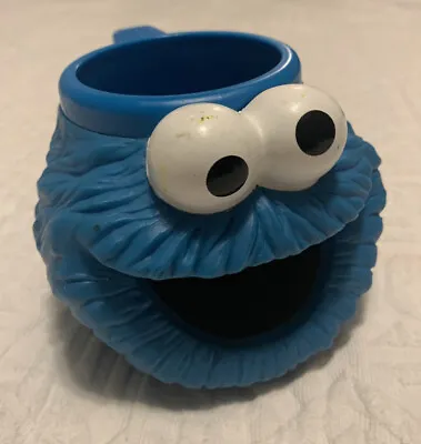 £18.82 • Buy Cookie Monster Sesame Street Mug Cup Applause Vintage 1994 Blue With White Eyes