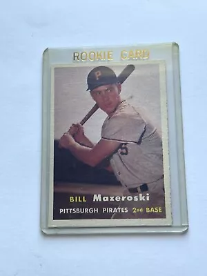 1957 Topps - #24 Bill Mazeroski Bill Mazeroski (RC) • $7.50