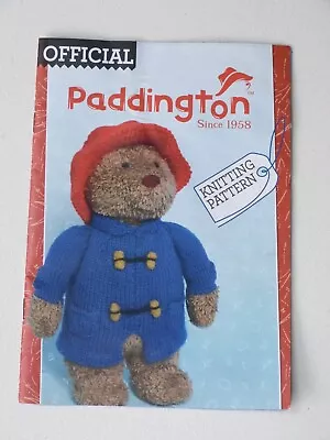 Official Paddington Bear Knitting Pattern - Knit Now • £3.50