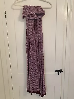 Purple Free People Maxi Skirt Large L Elastic Waist Stretchy A-Line NWOT • $12