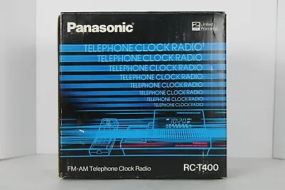 NOS Panasonic Clock Radio Telephone New In Box • $199.99