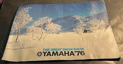 Large 1976 Vintage Yamaha Snowmobile Sales Brochure Srx & More 24 Pg (488) • $24.99