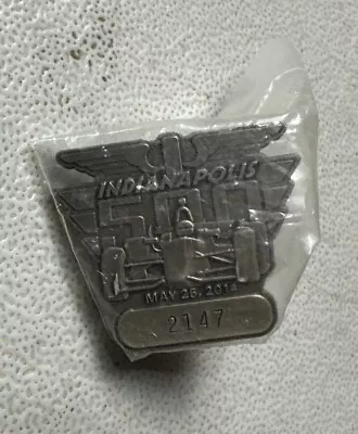 2014 Indianapolis 500 Silver Pit Badge 2147 Ryan Hunter-Reay Andretti Autosport • $50